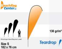 Teardrop Beachflag S  130 gr/m²