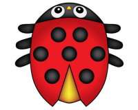 MiniMicro Kite Ladybug